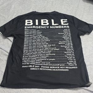 Inspirational Black Graphic Men's Tee